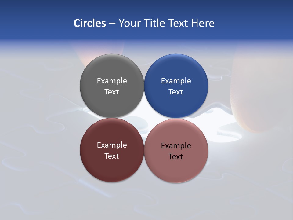 Solution Game Closeup PowerPoint Template