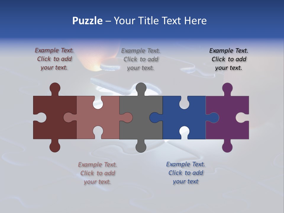 Solution Game Closeup PowerPoint Template