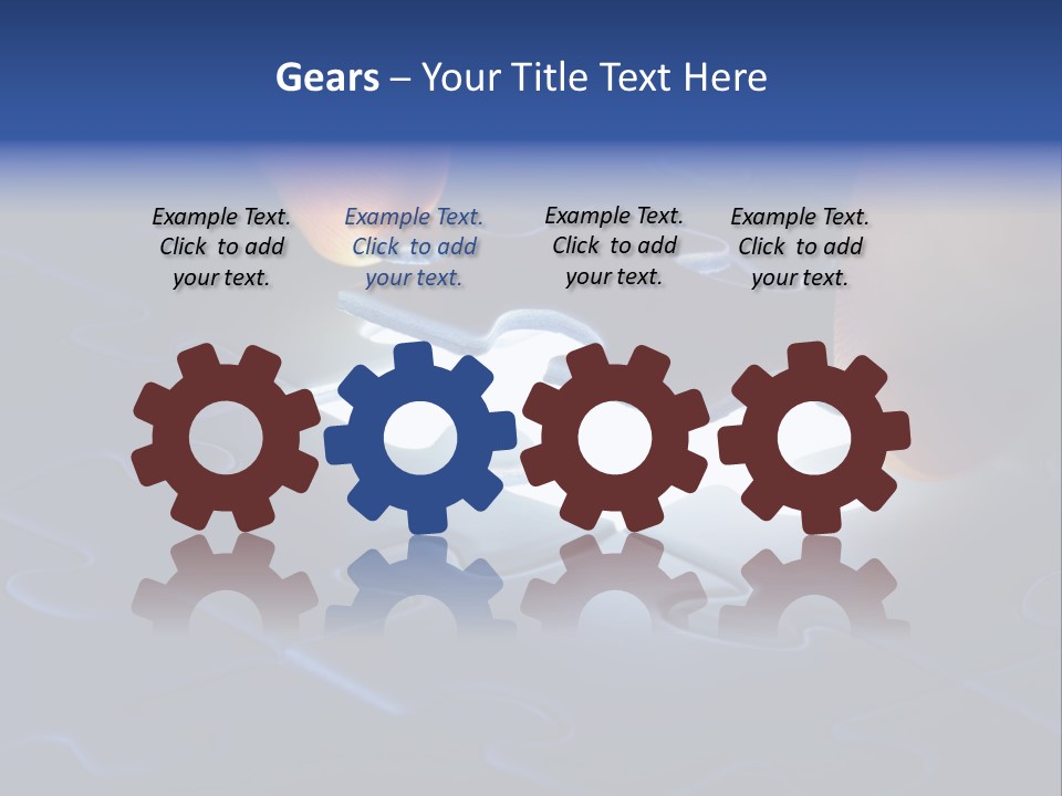 Solution Game Closeup PowerPoint Template