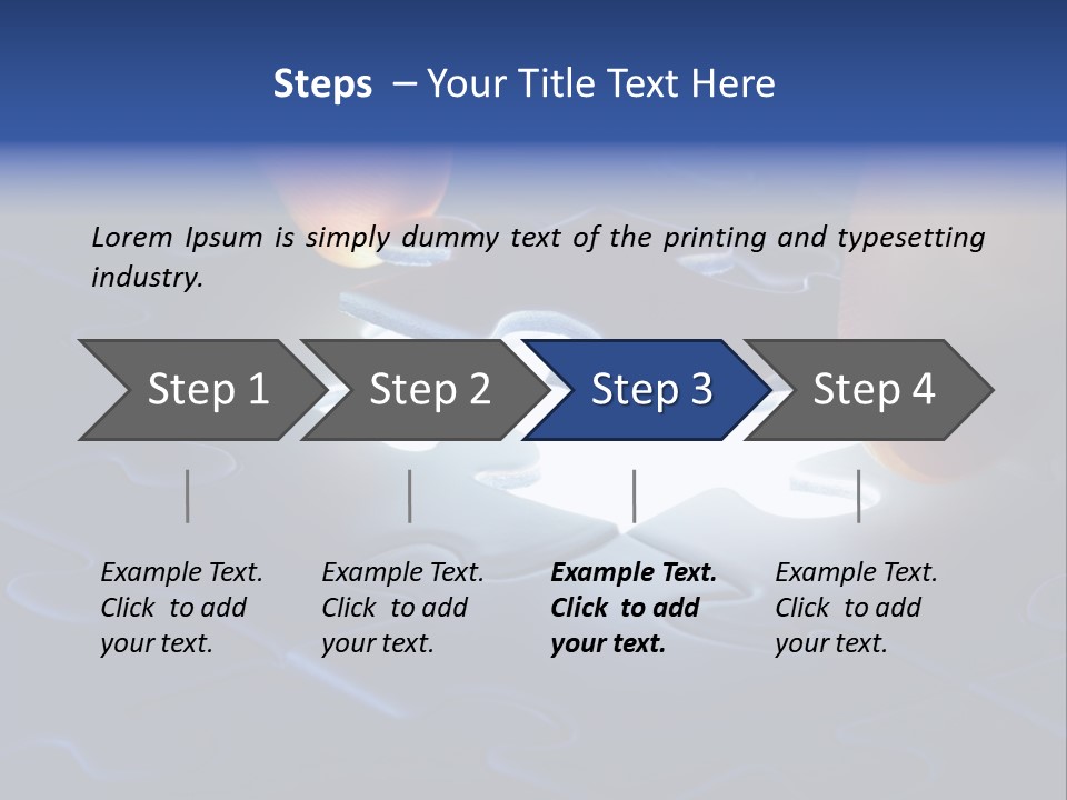 Solution Game Closeup PowerPoint Template