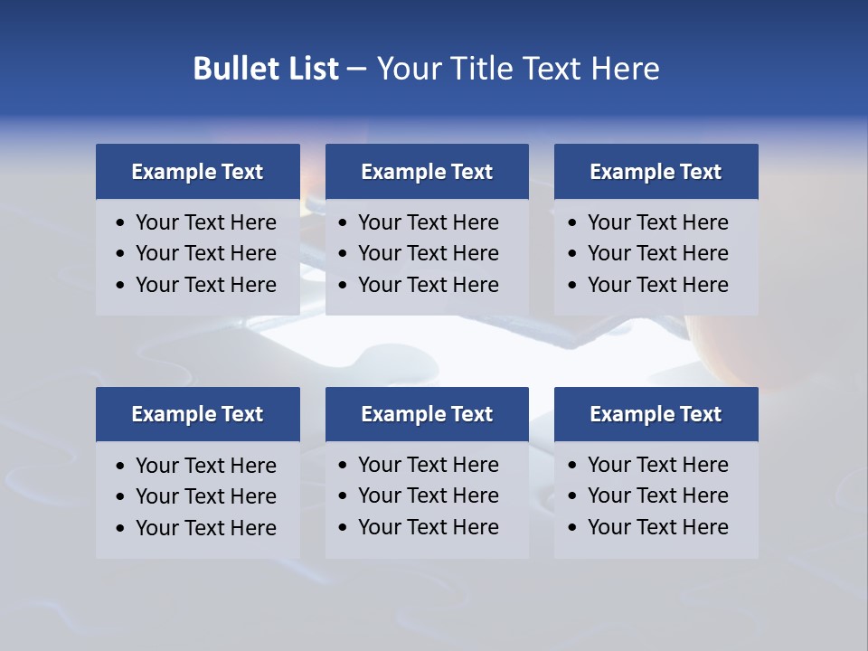 Solution Game Closeup PowerPoint Template