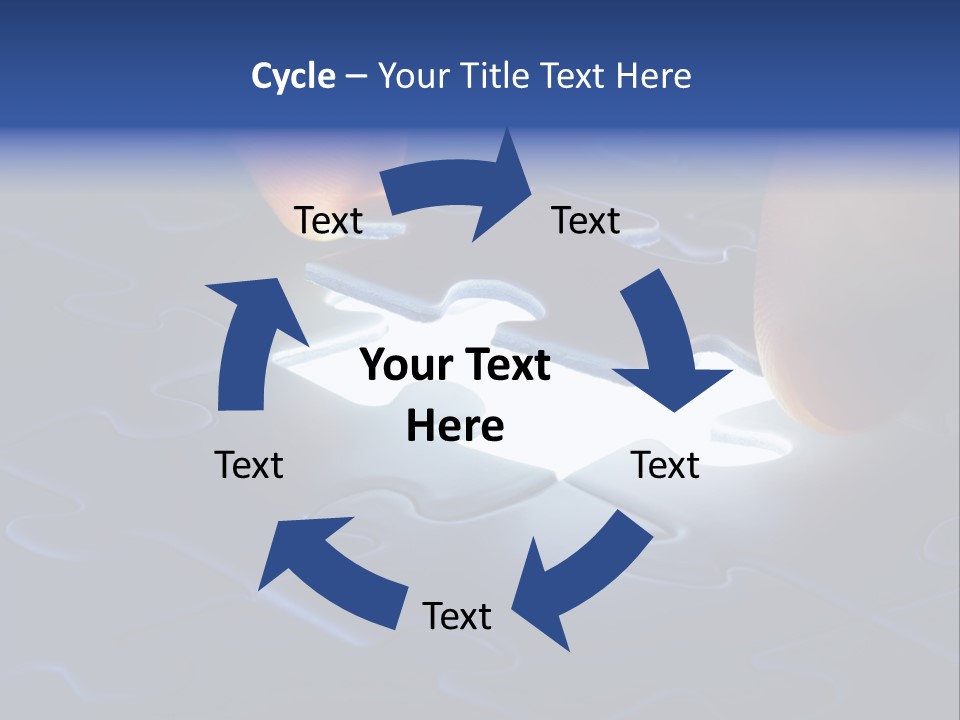 Solution Game Closeup PowerPoint Template