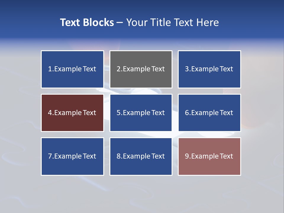 Solution Game Closeup PowerPoint Template