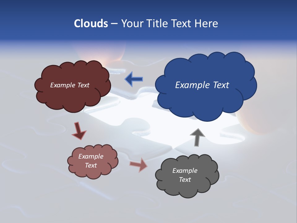 Solution Game Closeup PowerPoint Template