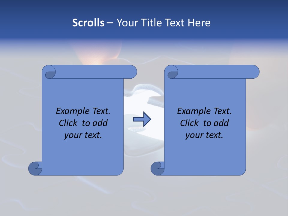 Solution Game Closeup PowerPoint Template