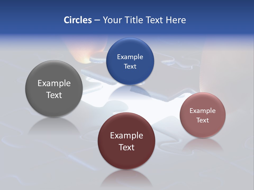 Solution Game Closeup PowerPoint Template