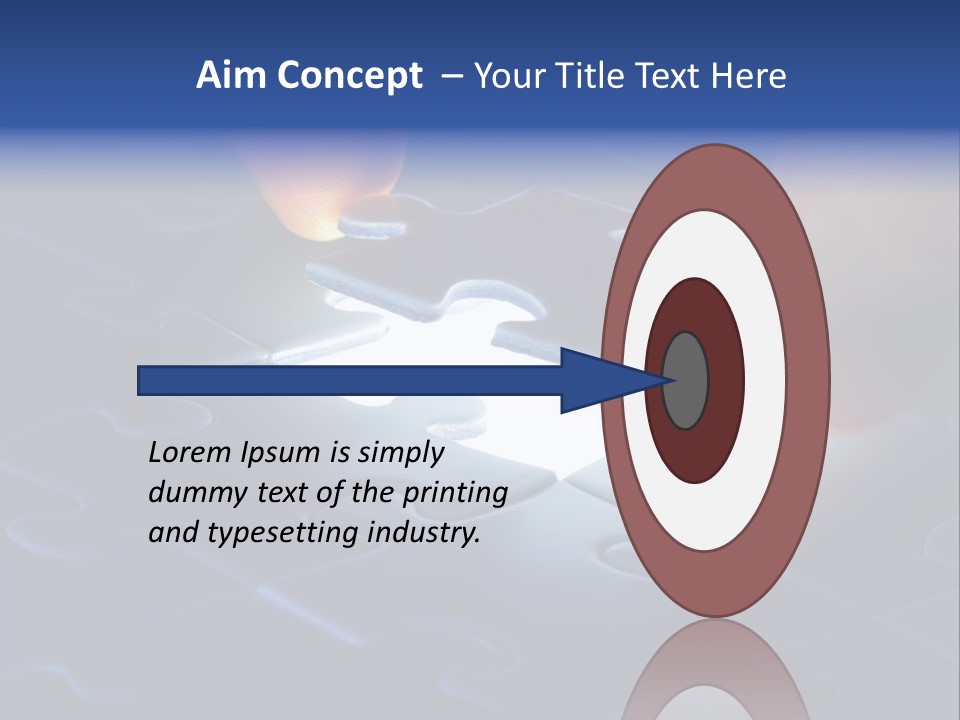 Solution Game Closeup PowerPoint Template