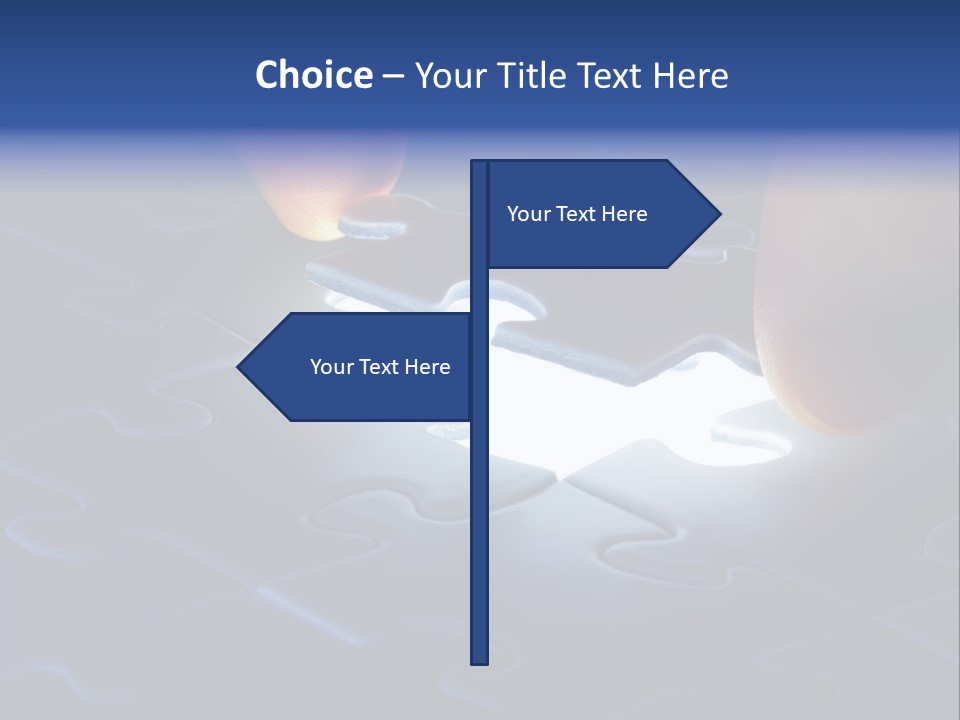 Solution Game Closeup PowerPoint Template