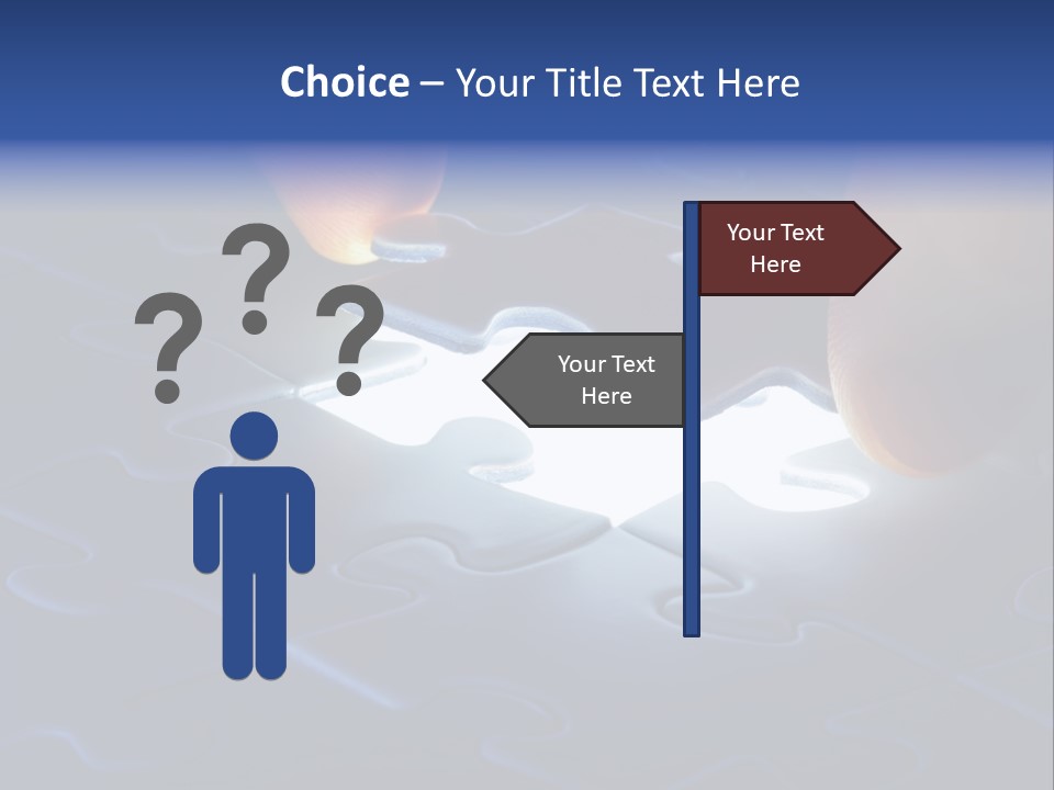 Solution Game Closeup PowerPoint Template