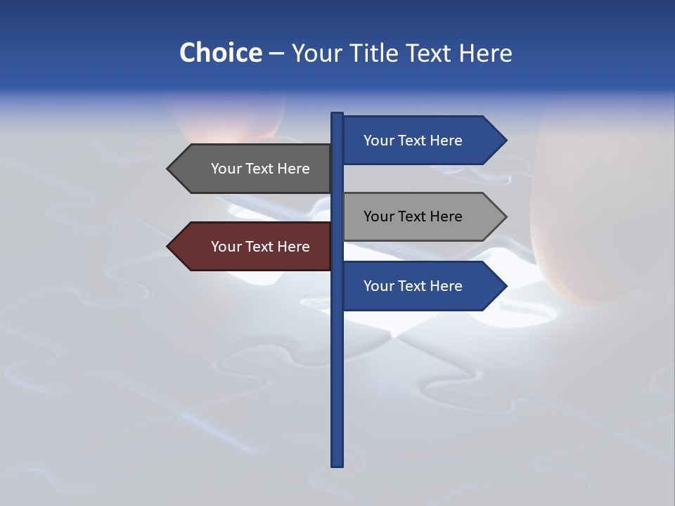 Solution Game Closeup PowerPoint Template