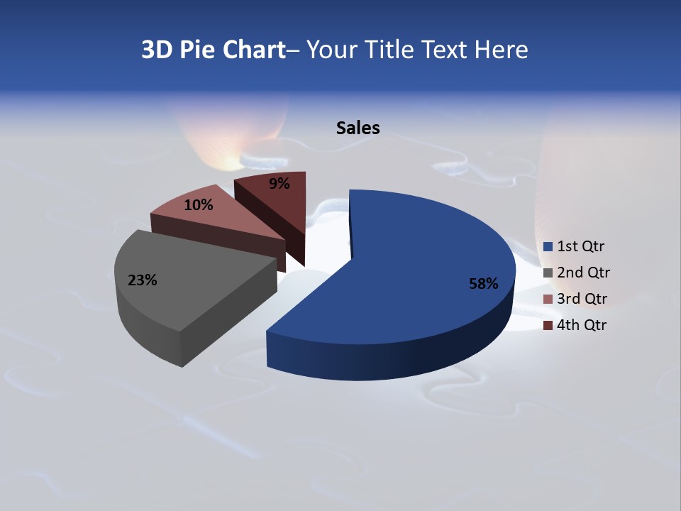 Solution Game Closeup PowerPoint Template