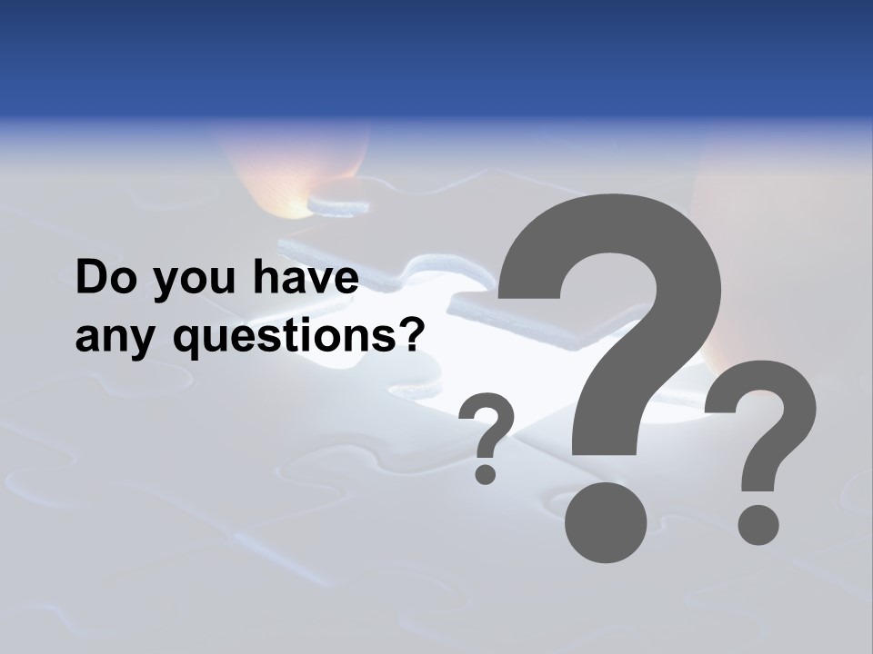 Solution Game Closeup PowerPoint Template