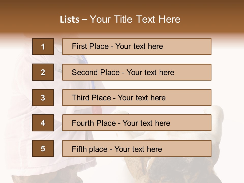 Examination Costume Jacket PowerPoint Template