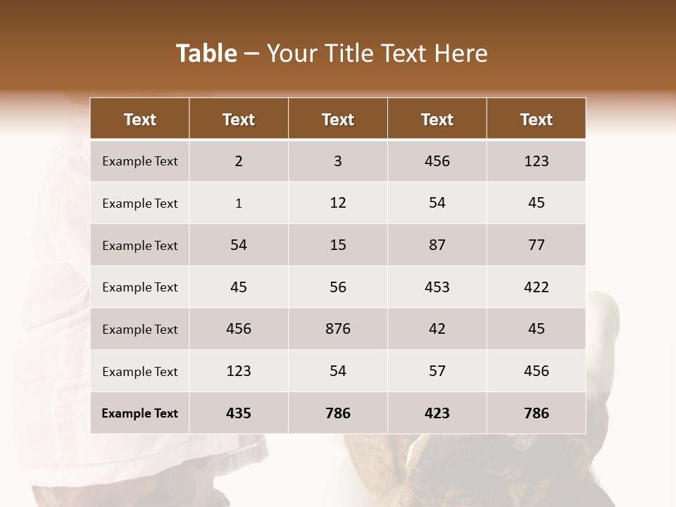 Examination Costume Jacket PowerPoint Template