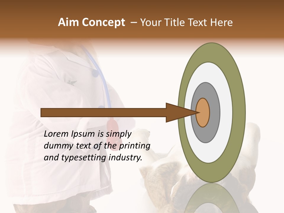 Examination Costume Jacket PowerPoint Template