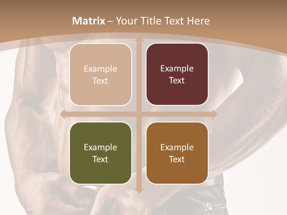 Muscular Body PowerPoint Template