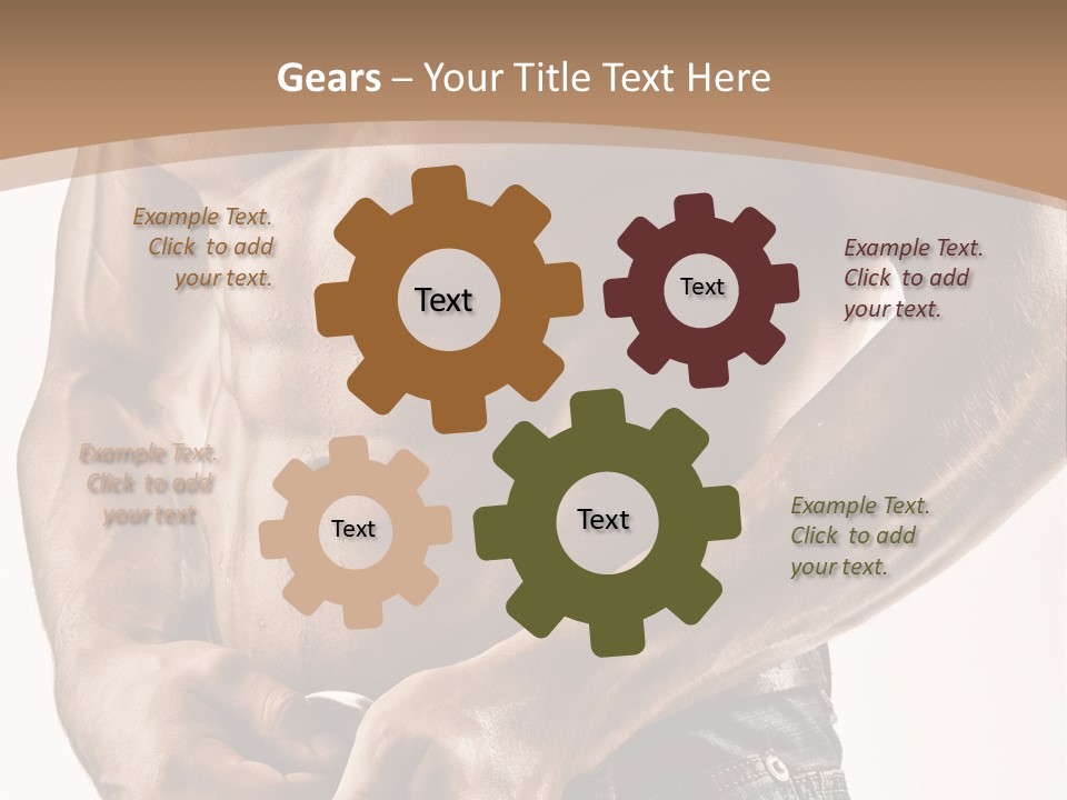 Muscular Body PowerPoint Template