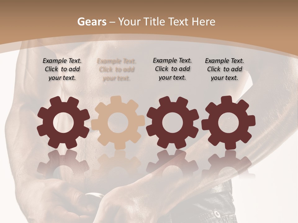 Muscular Body PowerPoint Template