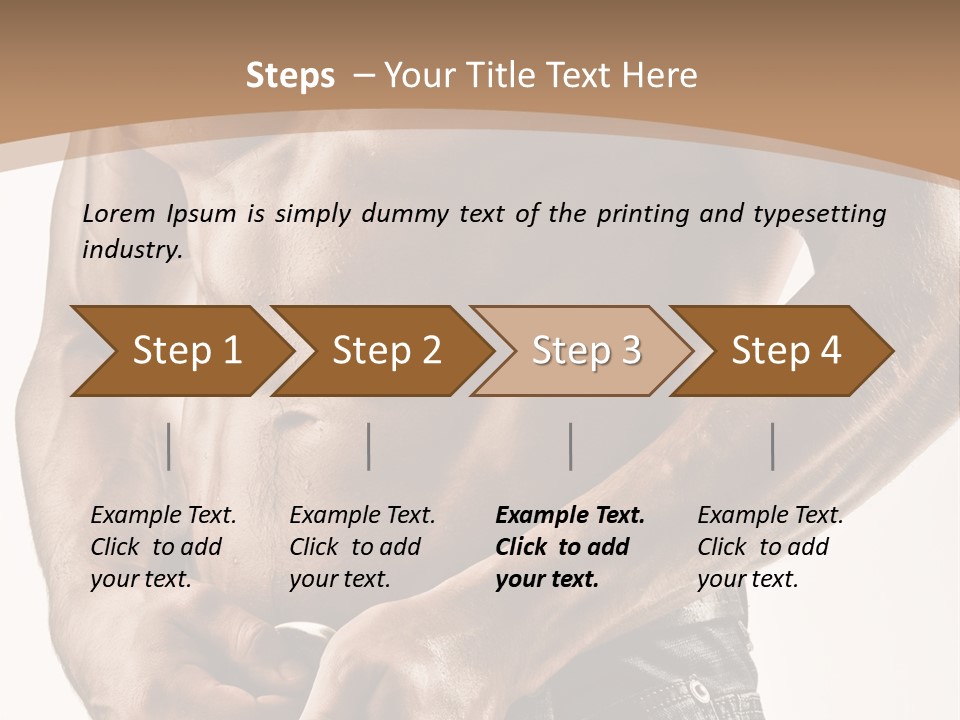 Muscular Body PowerPoint Template