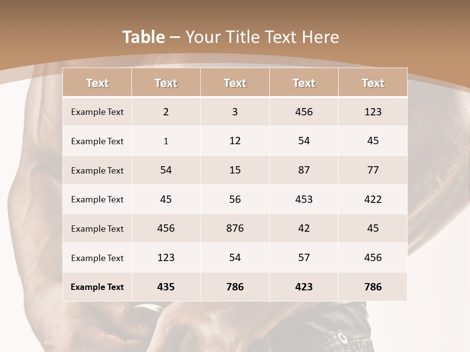 Muscular Body PowerPoint Template