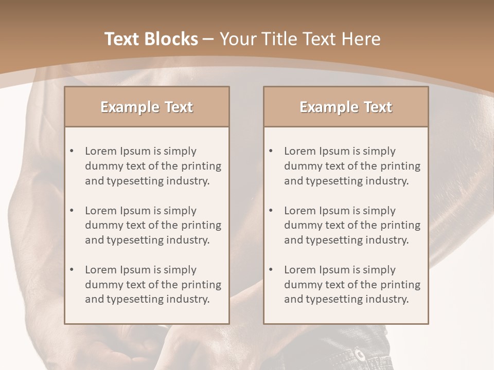 Muscular Body PowerPoint Template