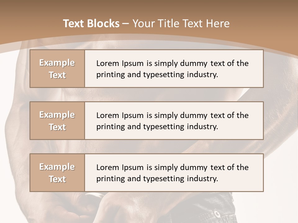 Muscular Body PowerPoint Template