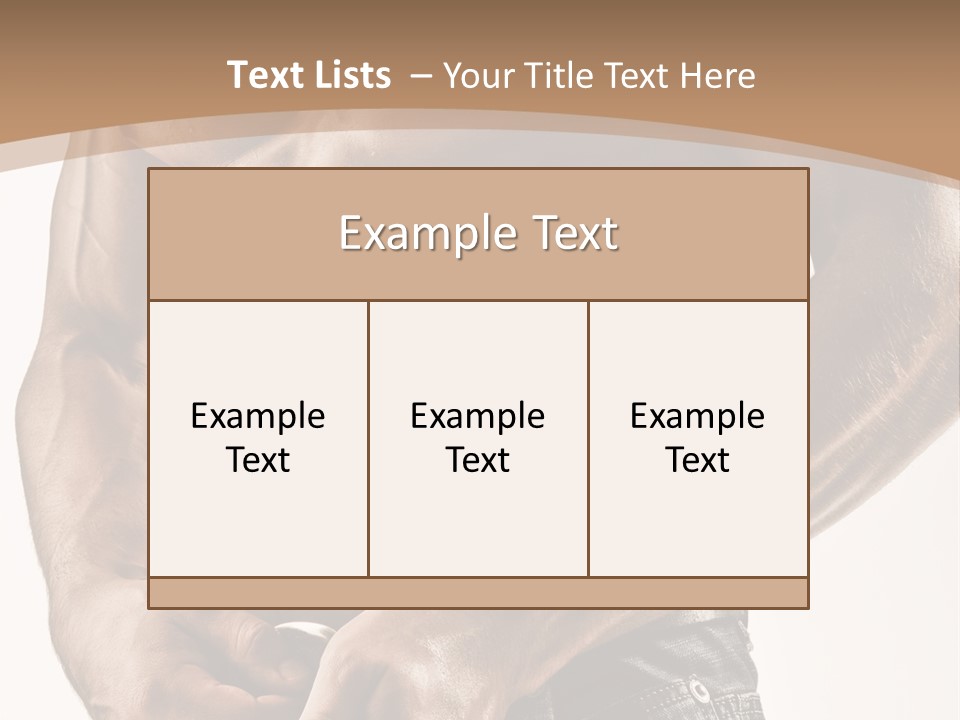 Muscular Body PowerPoint Template