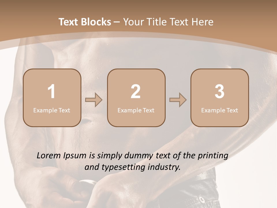 Muscular Body PowerPoint Template
