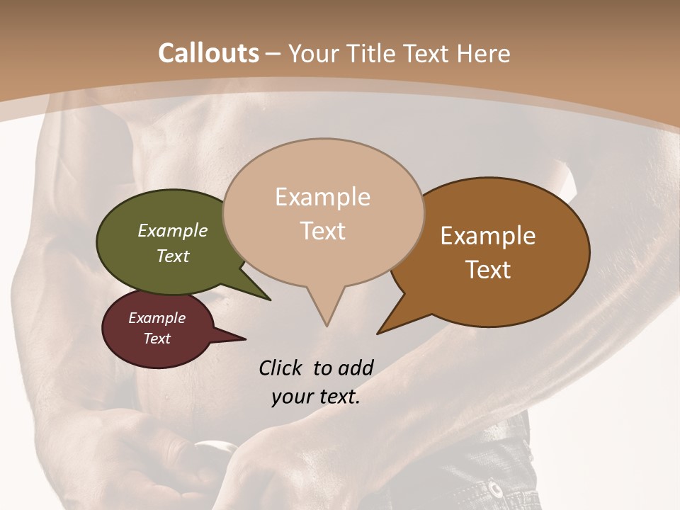 Muscular Body PowerPoint Template