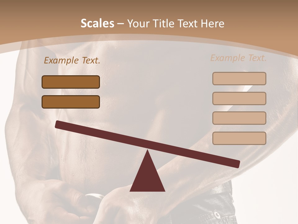 Muscular Body PowerPoint Template