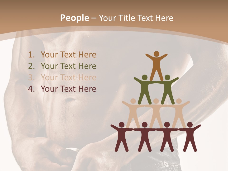 Muscular Body PowerPoint Template