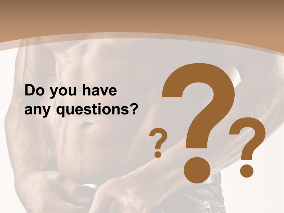 Muscular Body PowerPoint Template