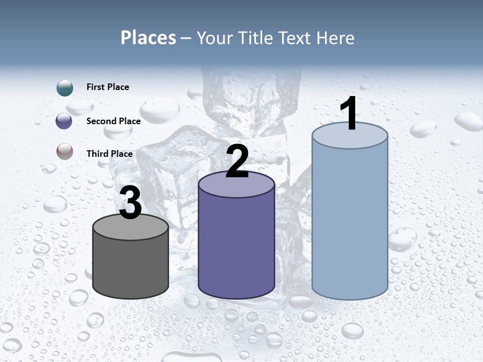 Ice Cocktail Rocks PowerPoint Template