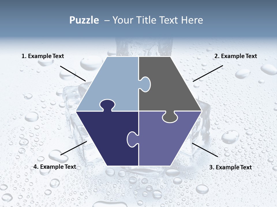 Ice Cocktail Rocks PowerPoint Template