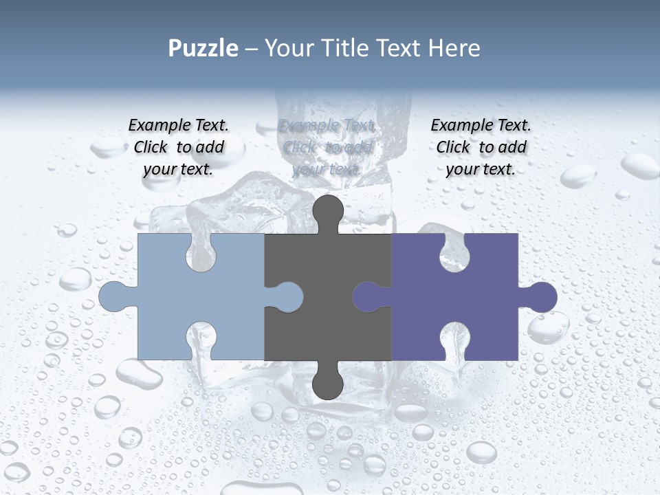 Ice Cocktail Rocks PowerPoint Template