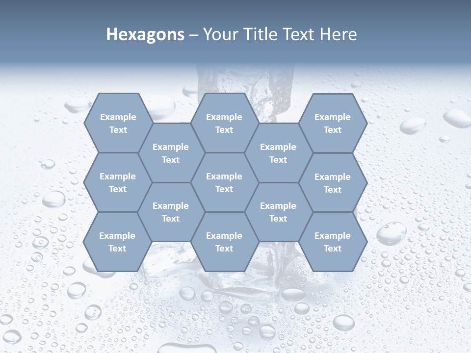 Ice Cocktail Rocks PowerPoint Template