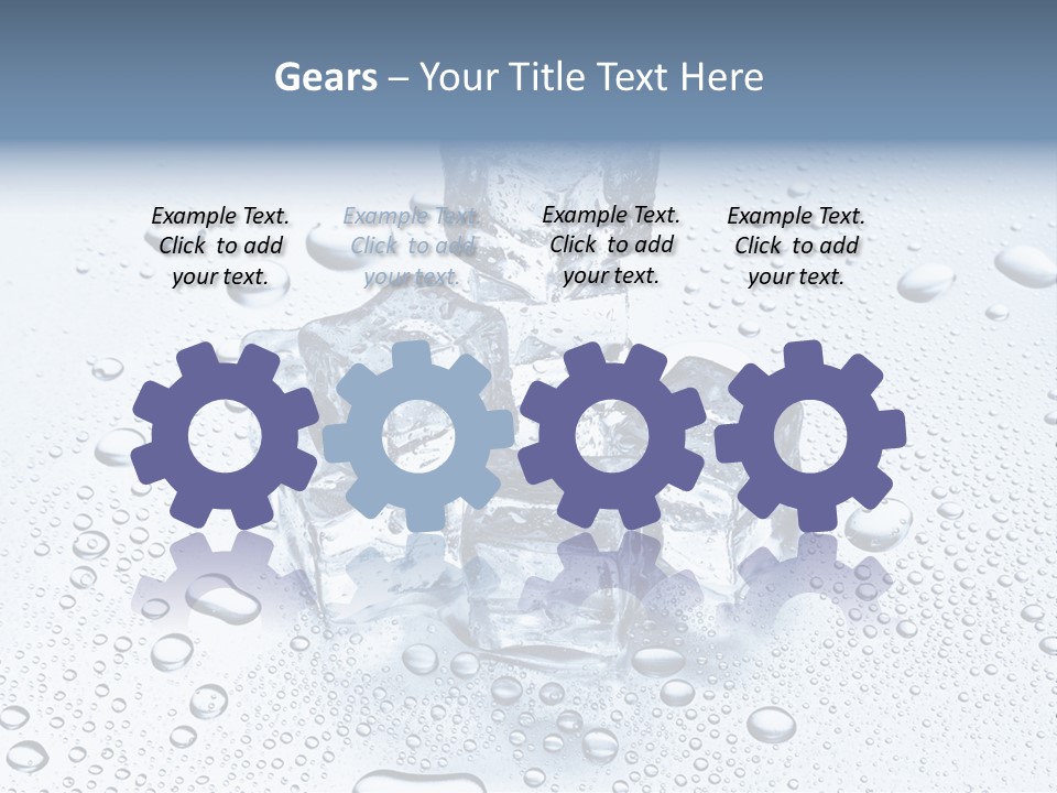 Ice Cocktail Rocks PowerPoint Template