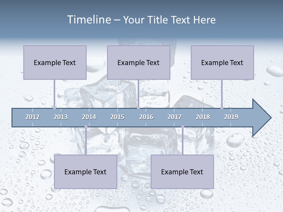 Ice Cocktail Rocks PowerPoint Template