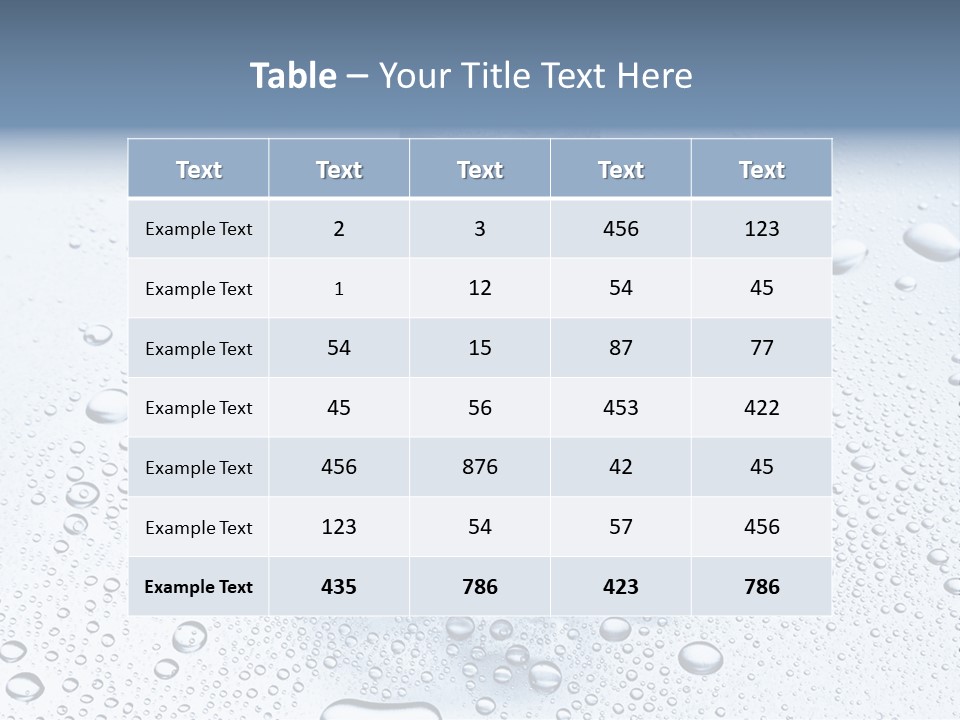 Ice Cocktail Rocks PowerPoint Template