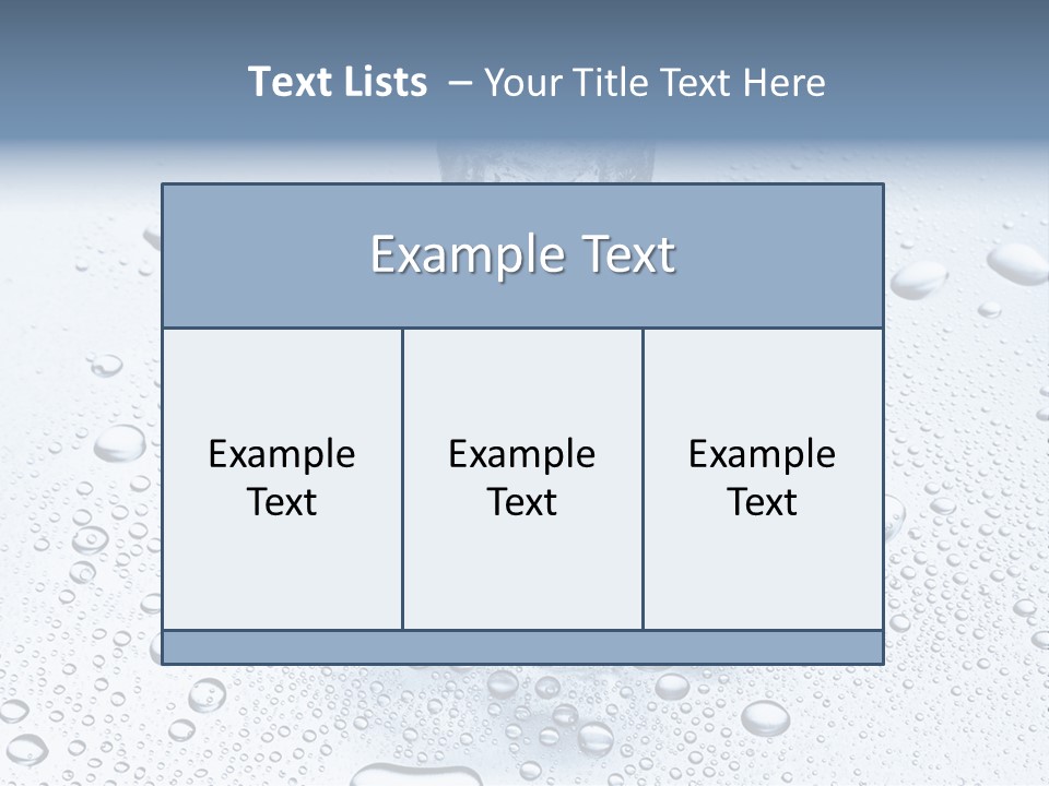 Ice Cocktail Rocks PowerPoint Template
