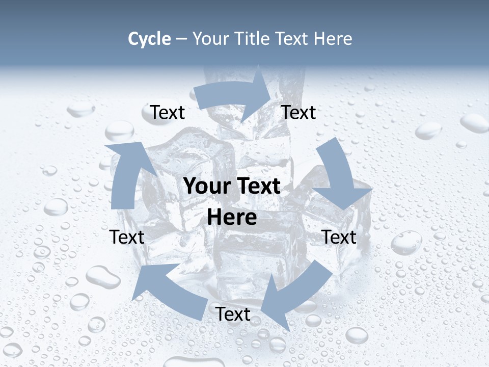 Ice Cocktail Rocks PowerPoint Template