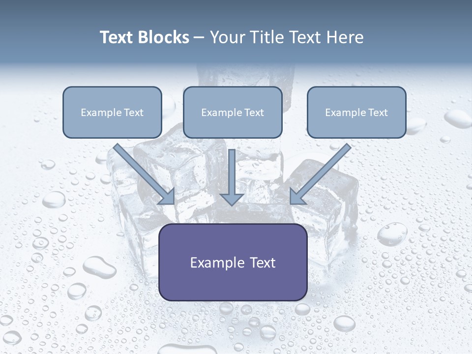 Ice Cocktail Rocks PowerPoint Template