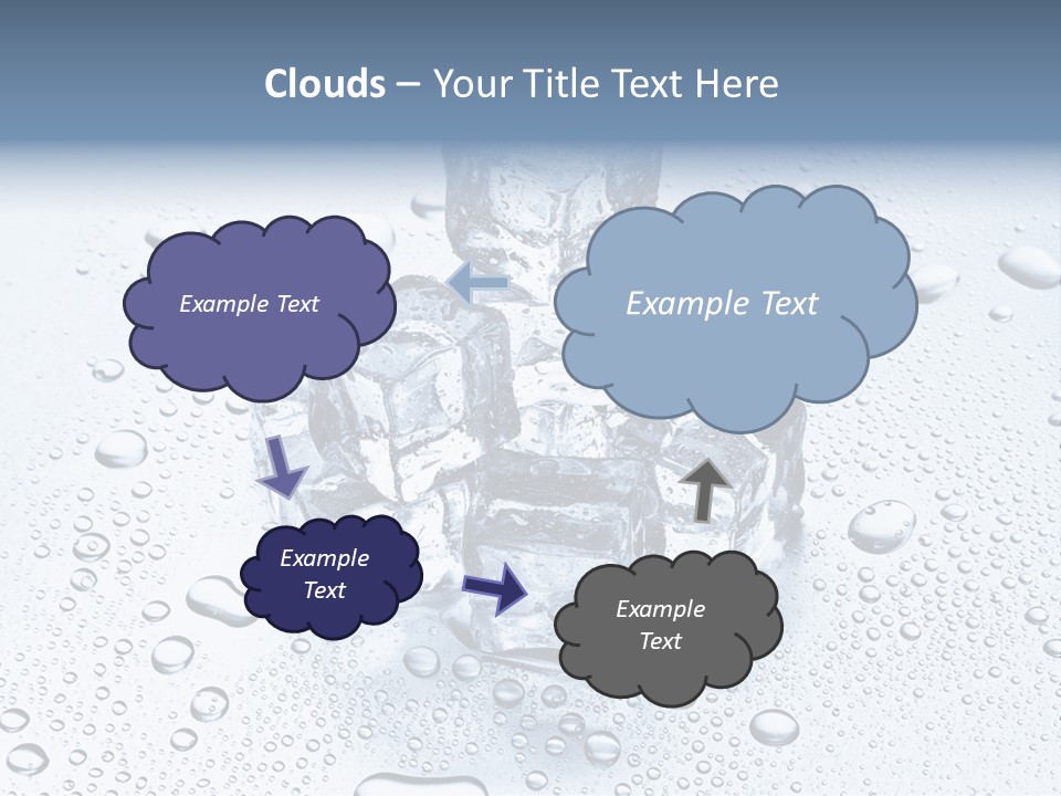 Ice Cocktail Rocks PowerPoint Template