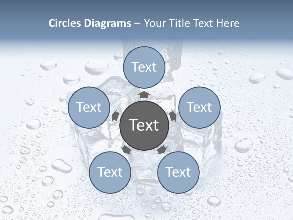 Ice Cocktail Rocks PowerPoint Template