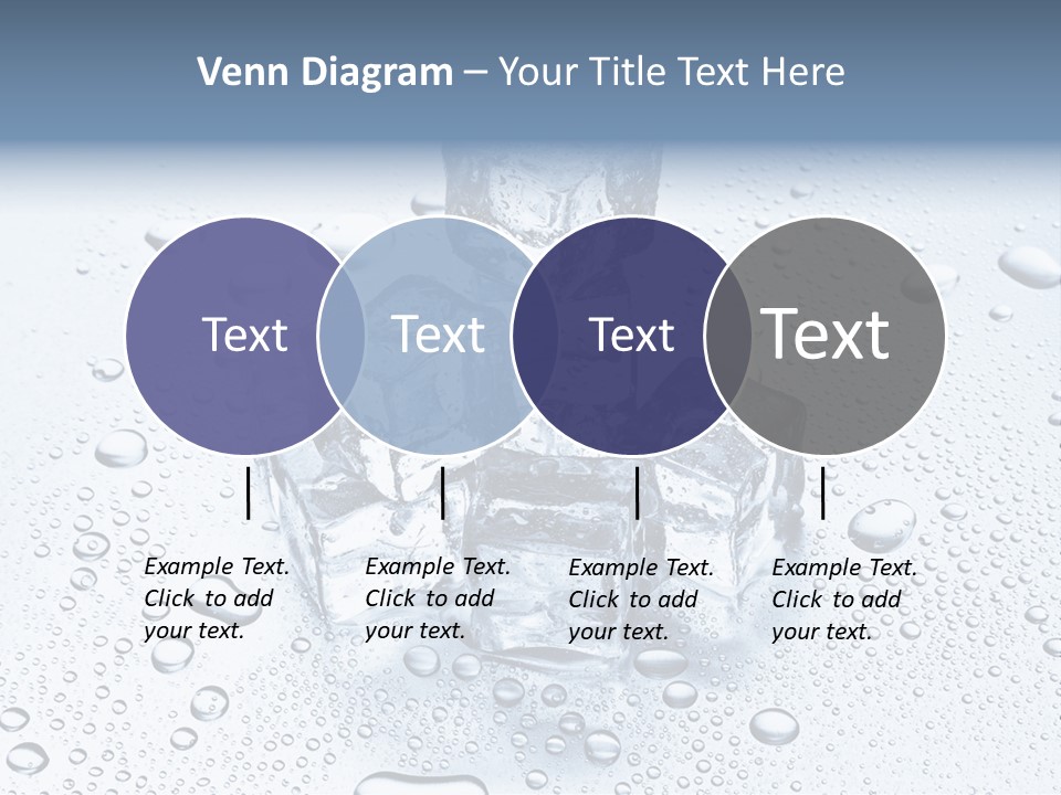 Ice Cocktail Rocks PowerPoint Template