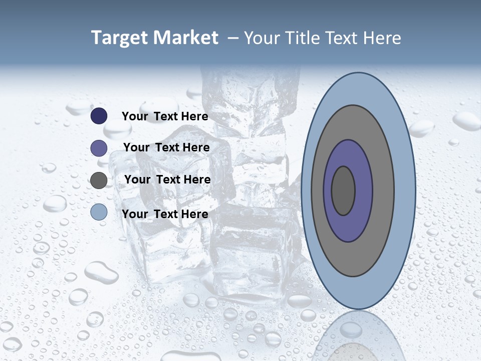 Ice Cocktail Rocks PowerPoint Template