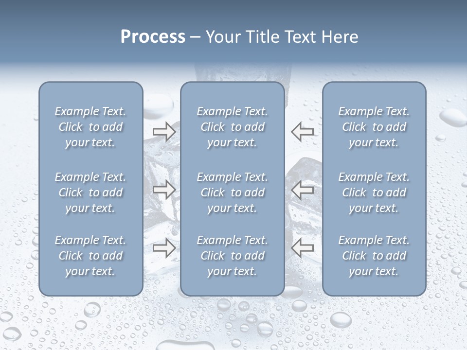 Ice Cocktail Rocks PowerPoint Template