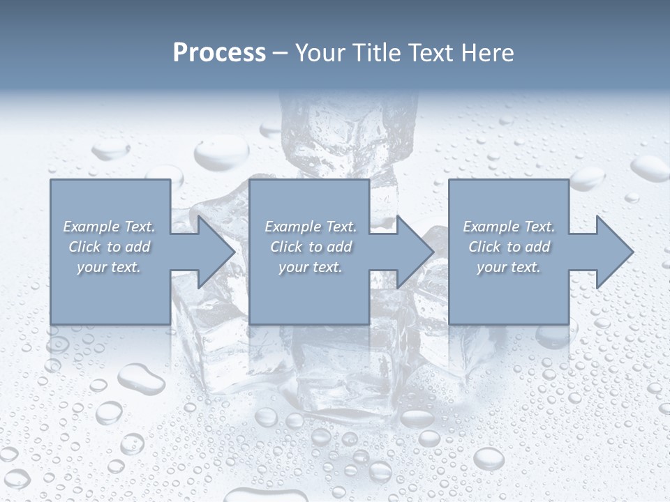 Ice Cocktail Rocks PowerPoint Template