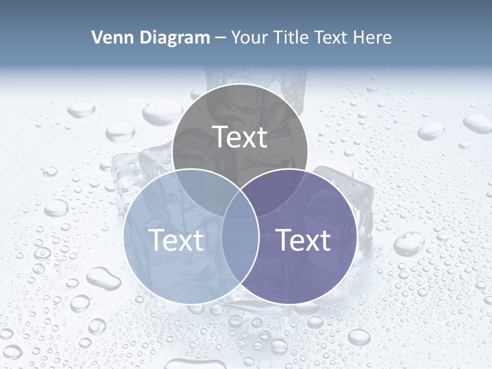 Ice Cocktail Rocks PowerPoint Template