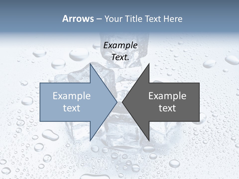 Ice Cocktail Rocks PowerPoint Template